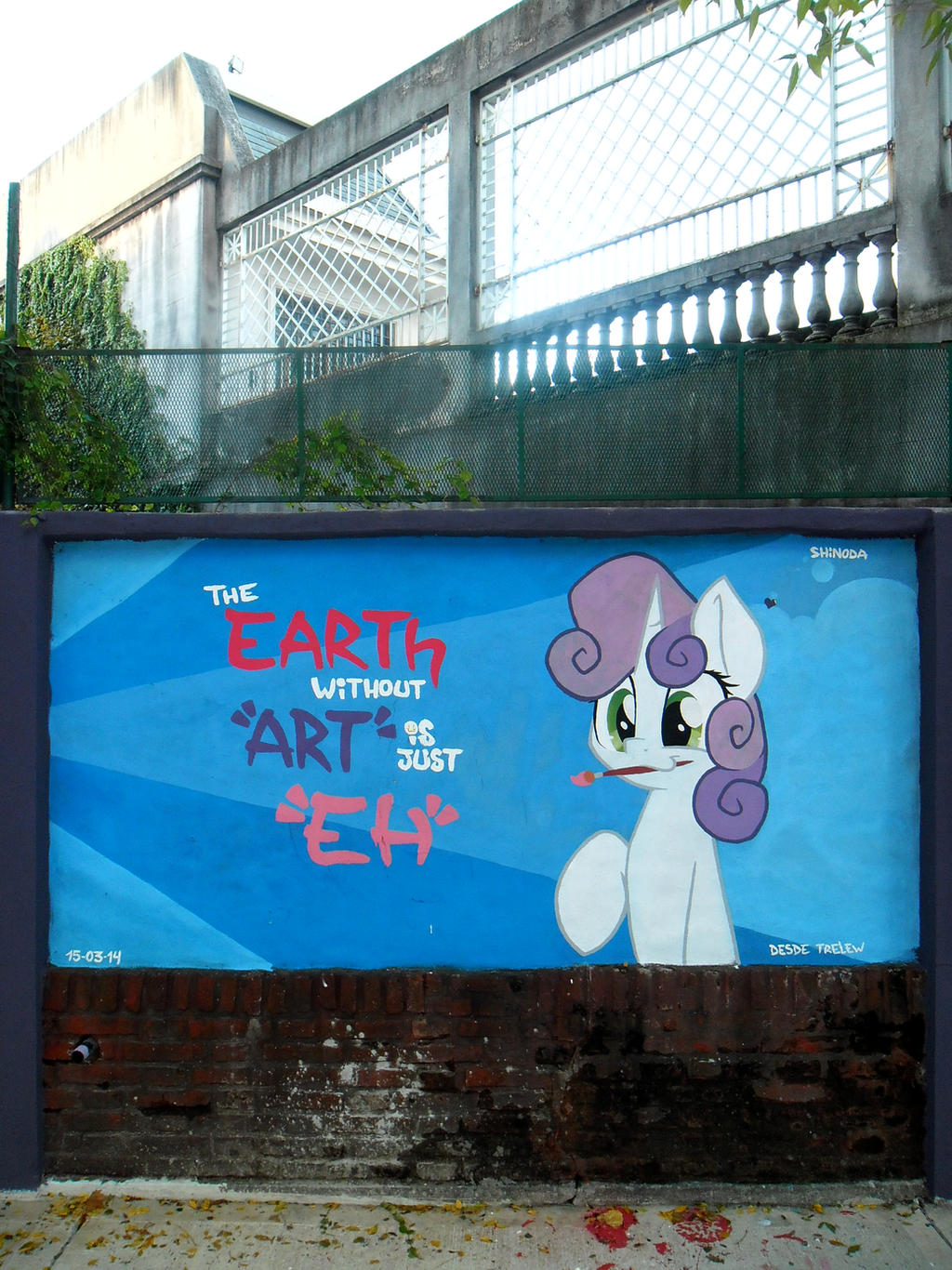 eARTh - Sweetie Belle Graffiti by ShinodaGE