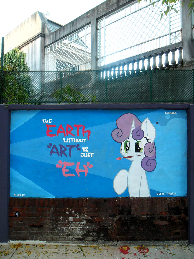 eARTh - Sweetie Belle Graffiti by ShinodaGE