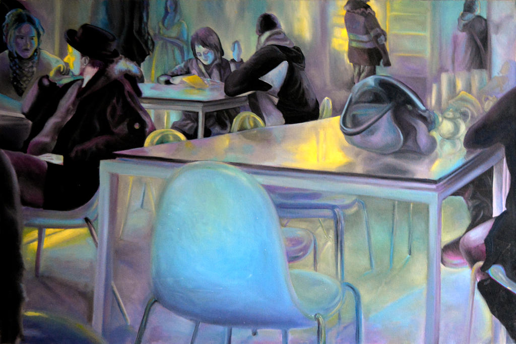 Tavern, 2011, 120-80cm, oil on canvas