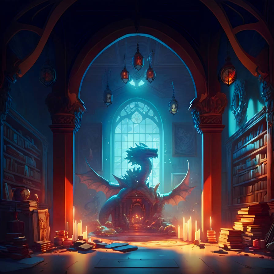 Medieval Library Rocitizens Dragon's Domain: A Medieval Castle Library by oanarinaldi on DeviantArt