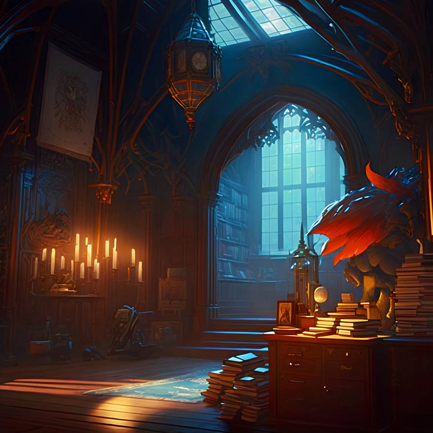 Medieval Library Rocitizens Dragon's Domain: A Medieval Castle Library by oanarinaldi on DeviantArt