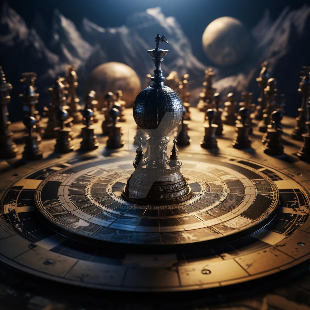Galactic Chessboard: When Planets are Pawns by oanarinaldi on DeviantArt