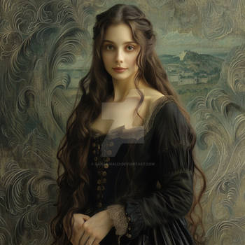 Portrait of a Lady with the Enigmatic Gaze