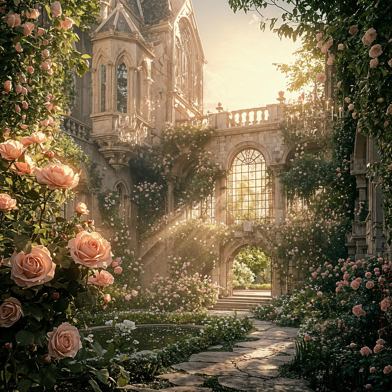 Enchanted Castle of Roses by oanarinaldi on DeviantArt