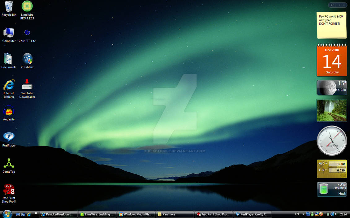 Normal Desktop by ILikeToKill on DeviantArt