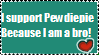 I support Pewdiepie