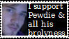 I support Pewdiepie and all his brolyness