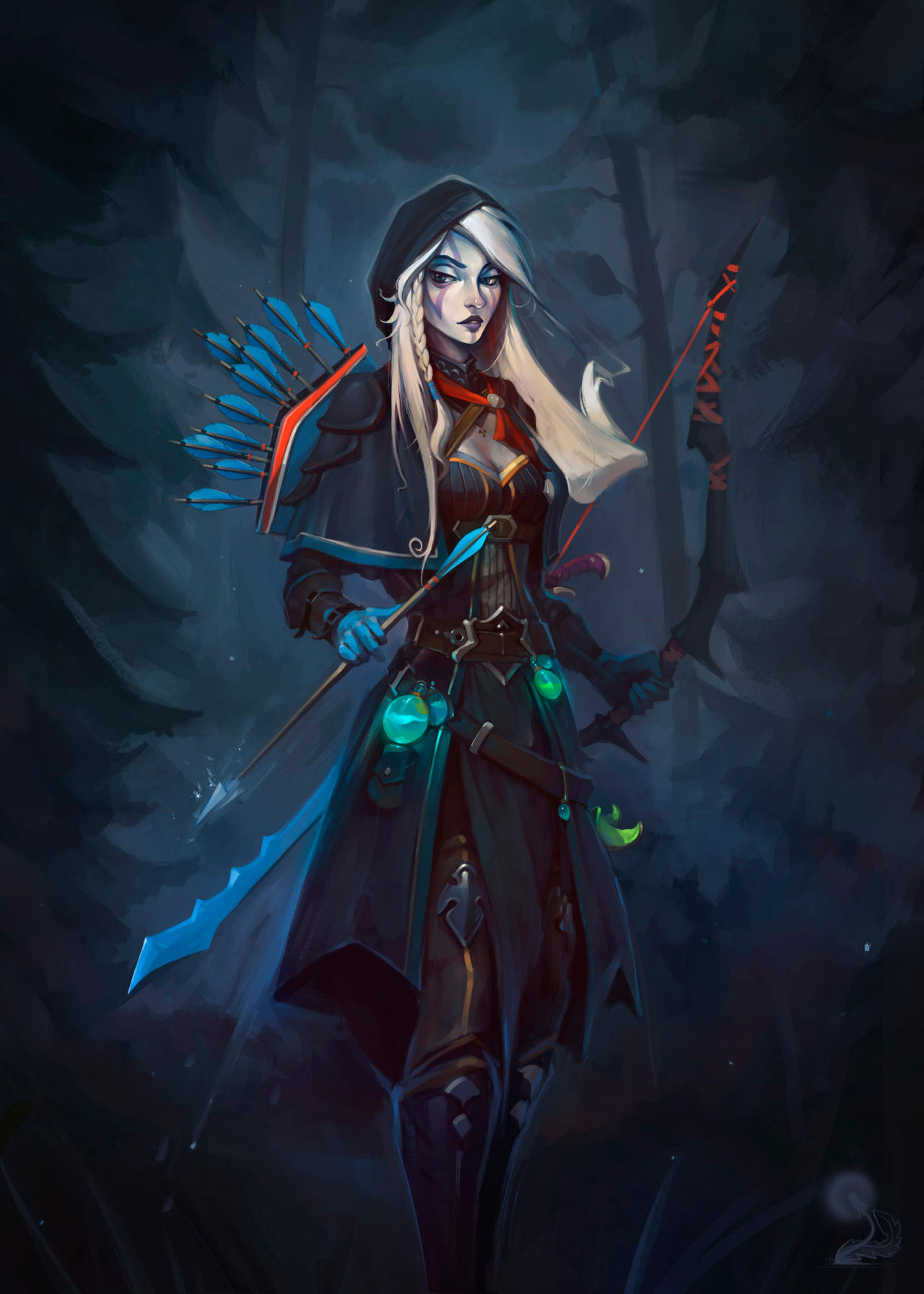Drow Ranger by haryarti on DeviantArt