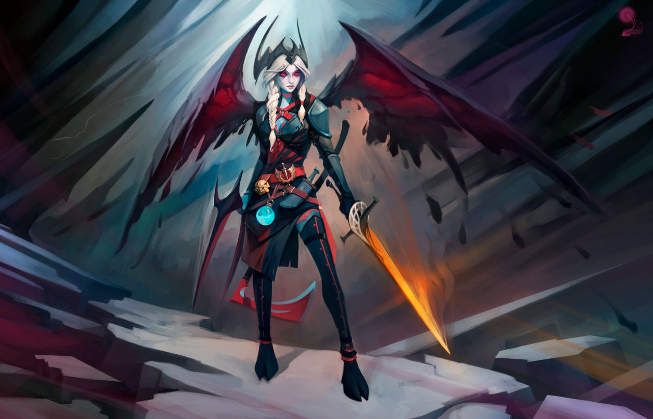 Dota 2 Vengeful Spirit Wallpaper by swadeart on DeviantArt