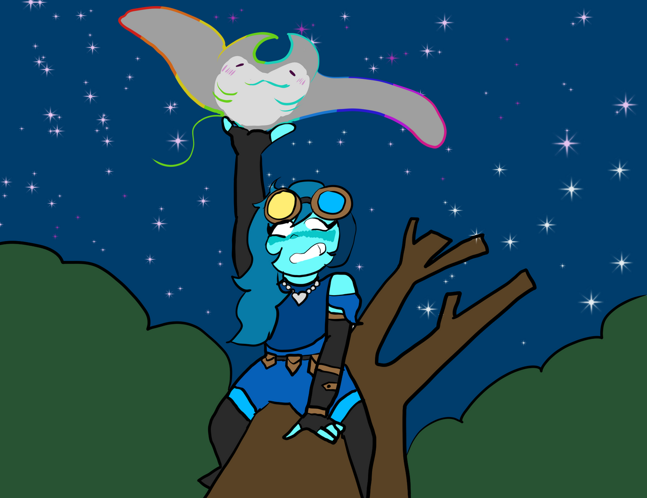 Blue art by vtfanendergirl on DeviantArt