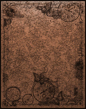 Bnspyrd STOCK Steampunk 4 Border