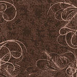 Brown Floral n Swirly Texture by Bnspyrd