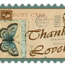 Bnspyrd STAMP-OldPostcard-ThanksLovely