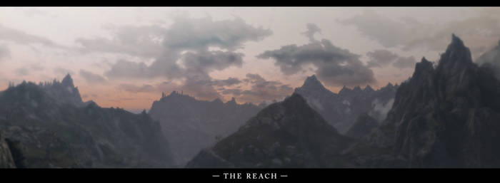The Elder Scrolls V Skyrim The Reach Panorama