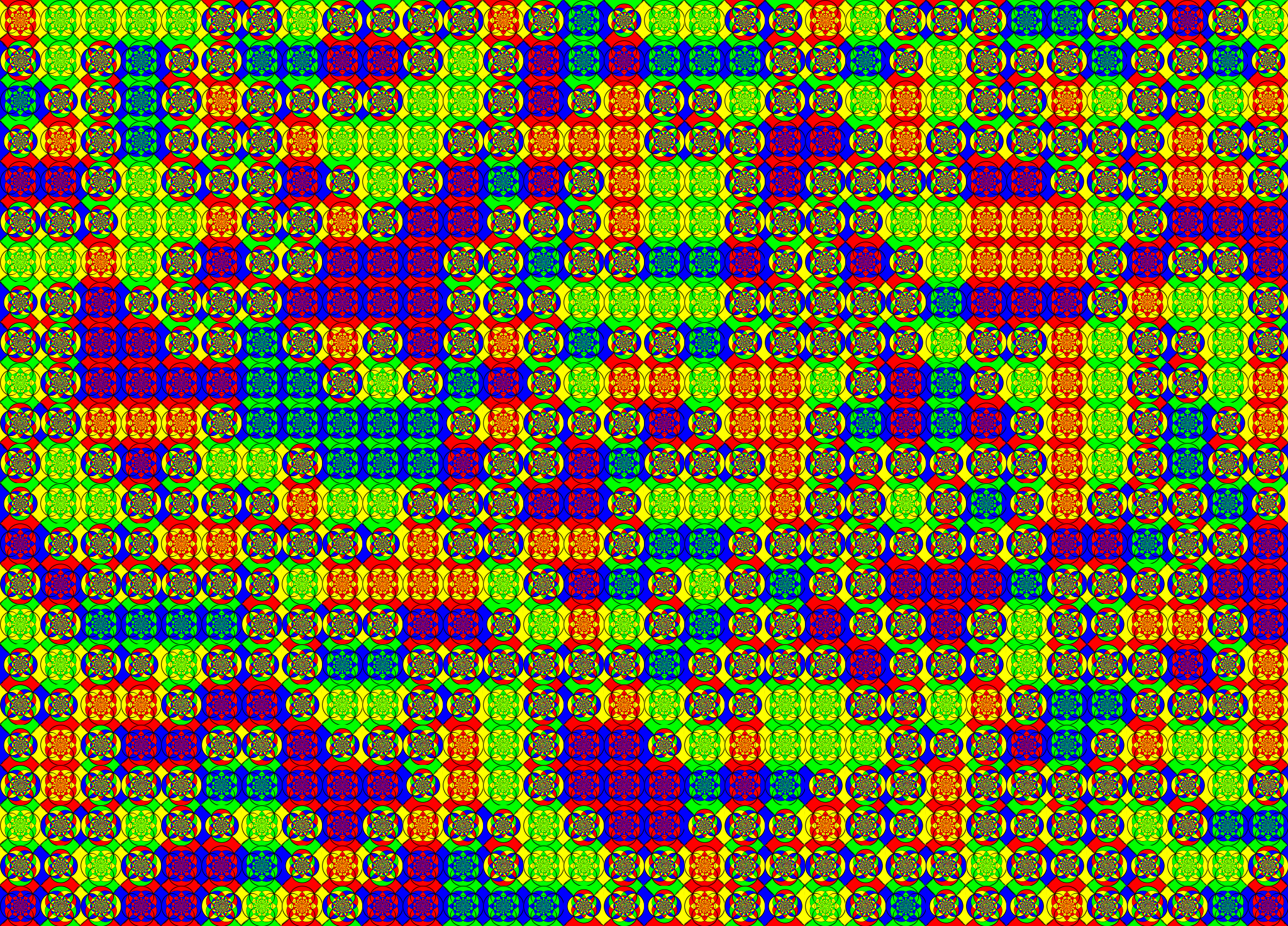 Psychadelic Wang Tiling