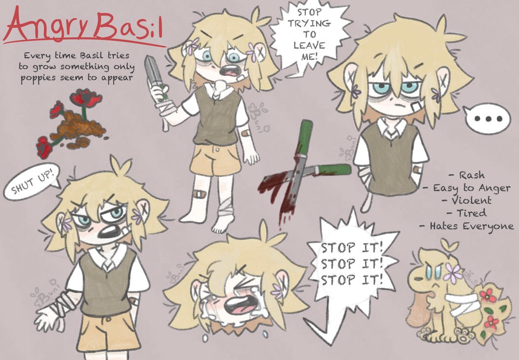Angry!Basil by Buni08 on DeviantArt
