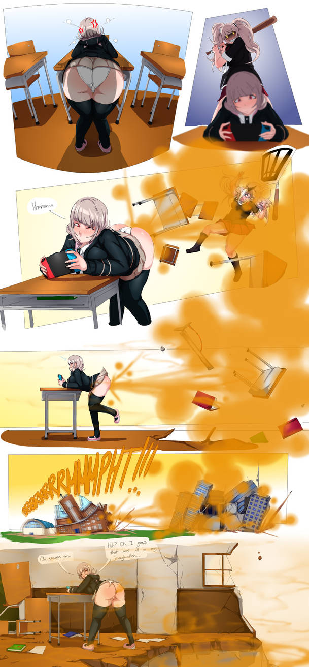 Chiaki Nanami Big Fart By Lazei By Girlfartfetishlover On DeviantArt
