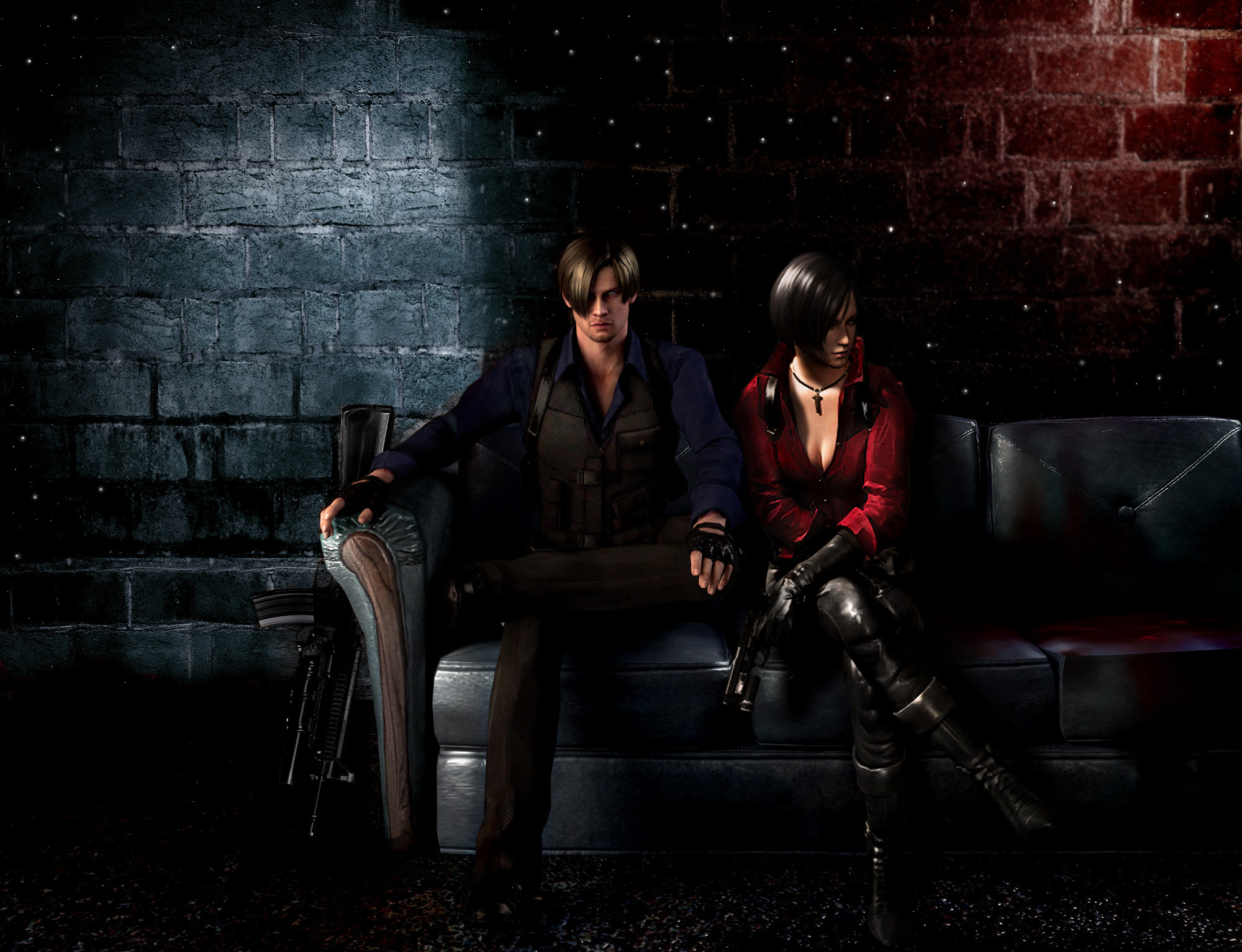 Resident Evil 6 Ada Wong & Leon Kennedy Stay With Me Art 