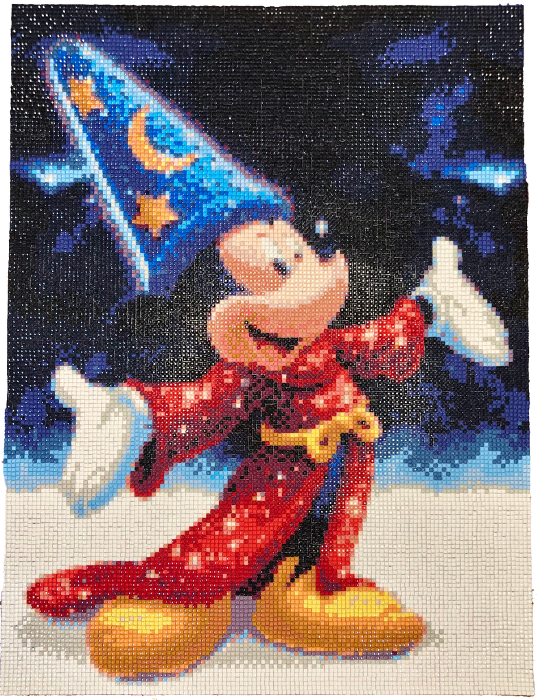 Completed Diamond Art - Mickey Mouse Fantasia by Scarlet1449 on