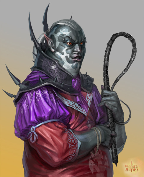 Drow Assistant Drow adviser by Zaryuta on DeviantArt