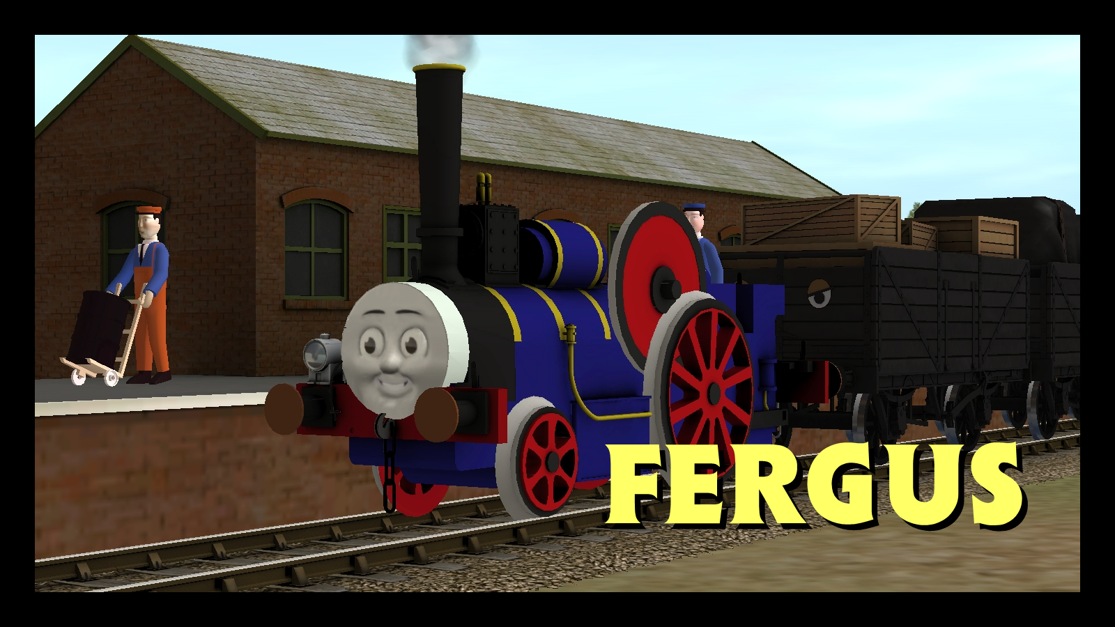 Fergus the Traction Engine by TheThomasTrainzUser on DeviantArt