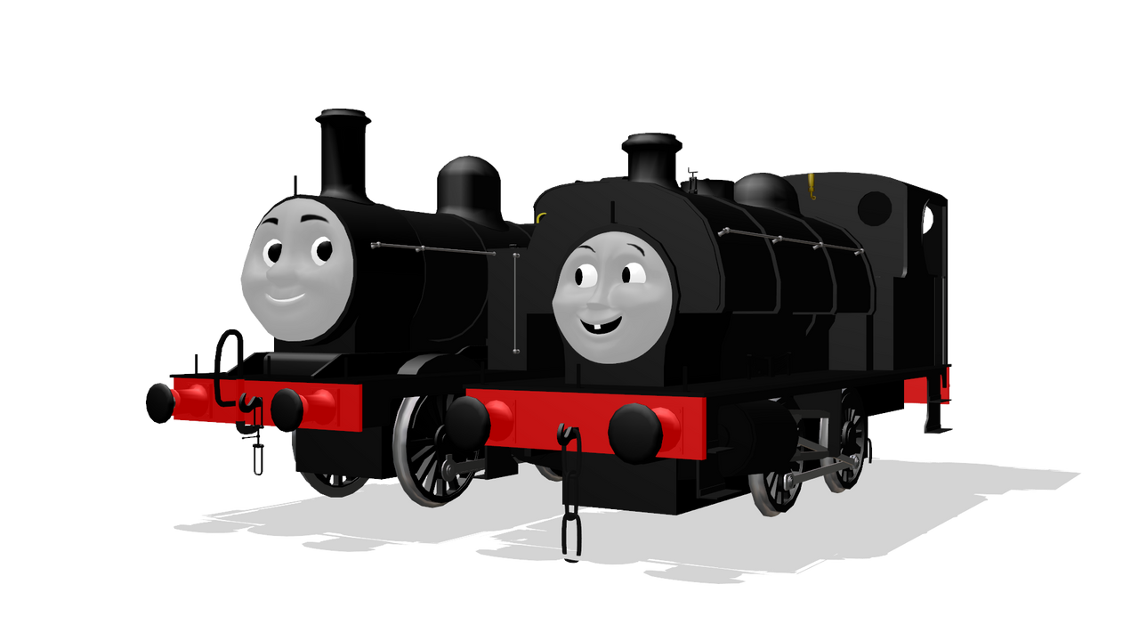 Jinty and Pug by TheThomasTrainzUser on DeviantArt