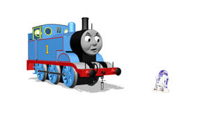 Thomas and R2-D2