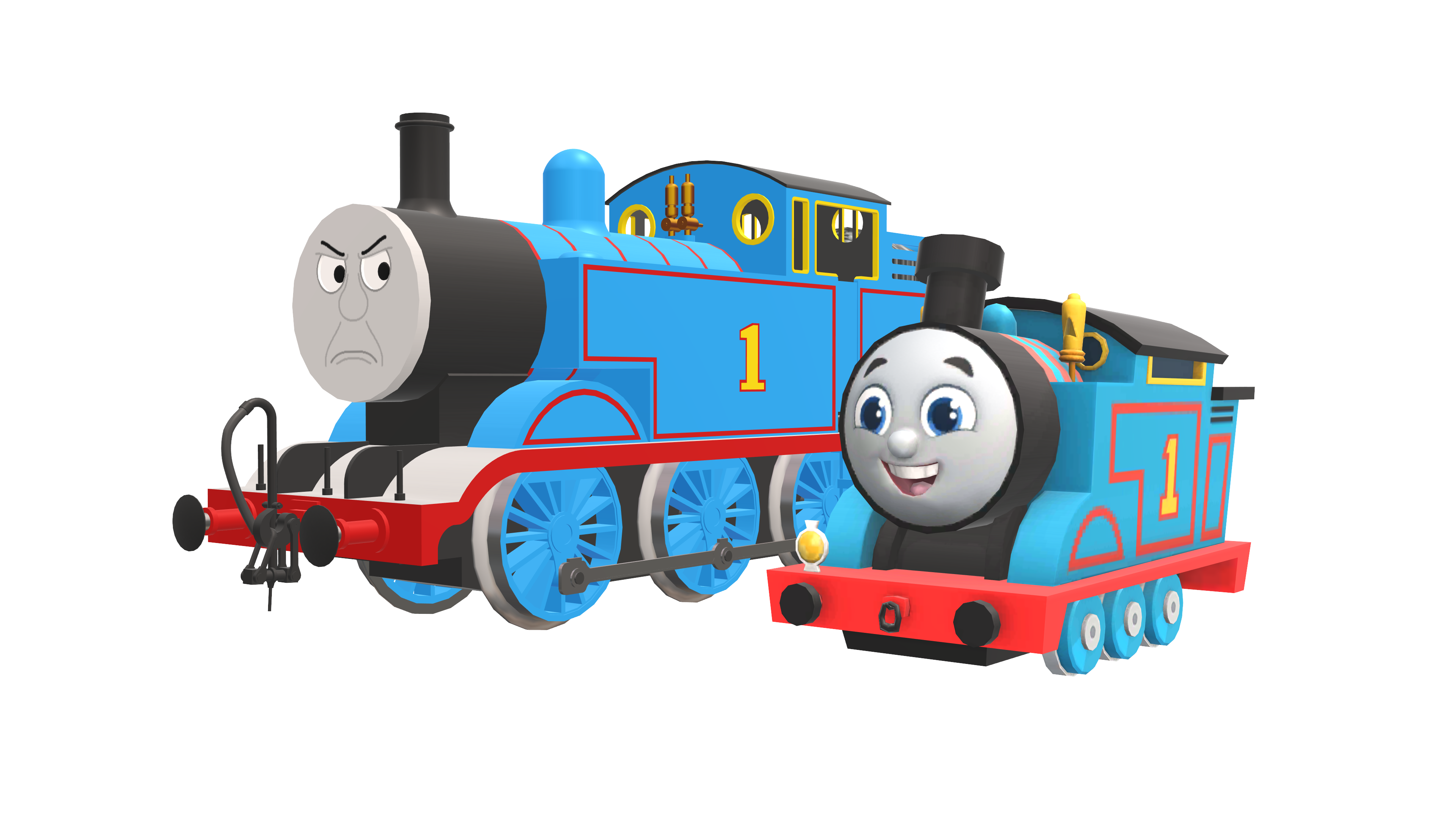 Thomas and AEG Thomas by TheThomasTrainzUser on DeviantArt
