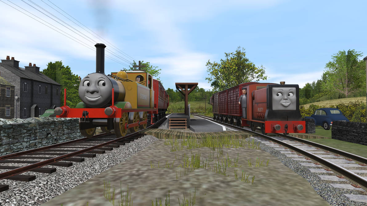 Stepney and Rusty by TheThomasTrainzUser on DeviantArt