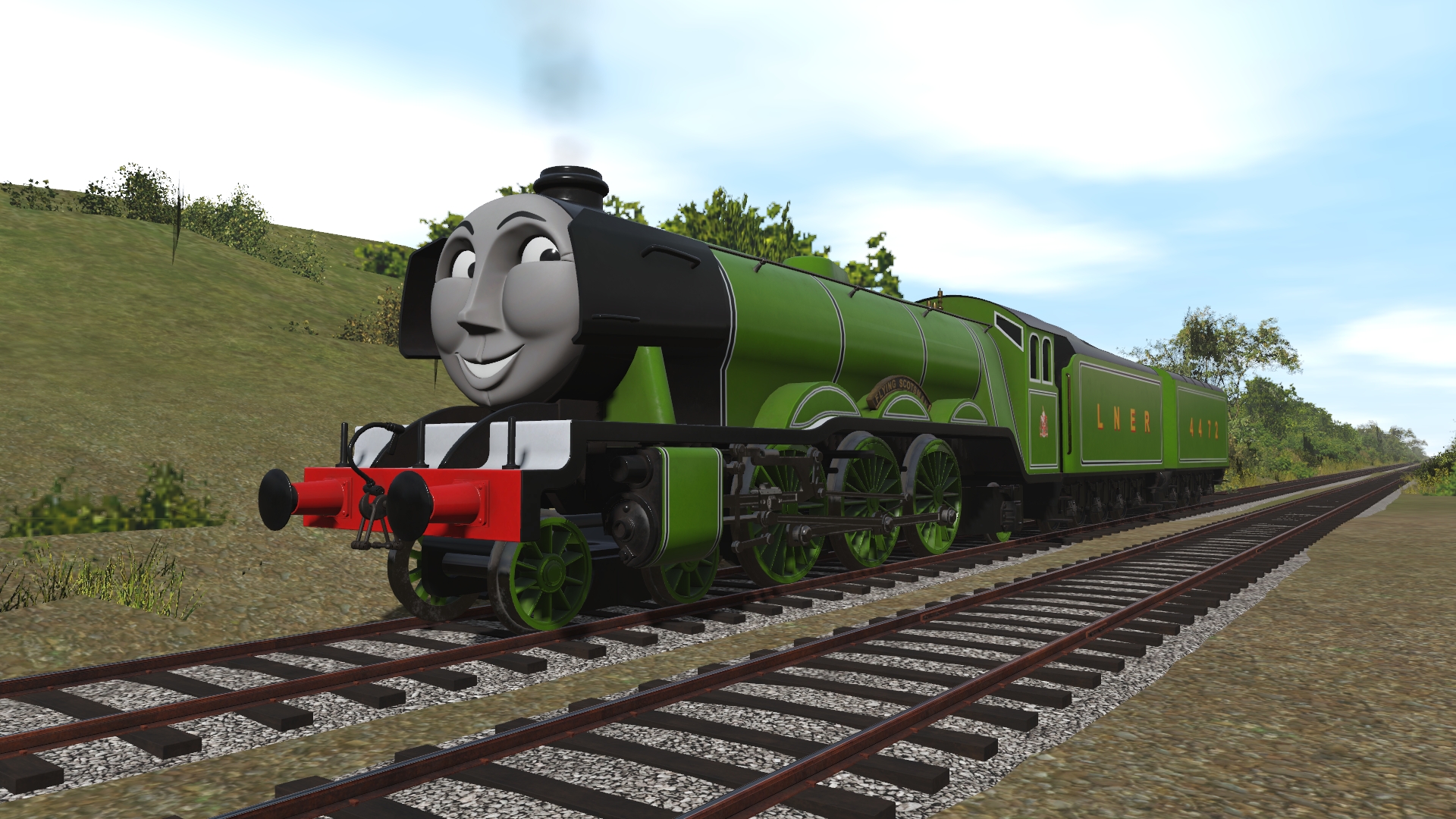 The Flying Scotsman by TheThomasTrainzUser on DeviantArt