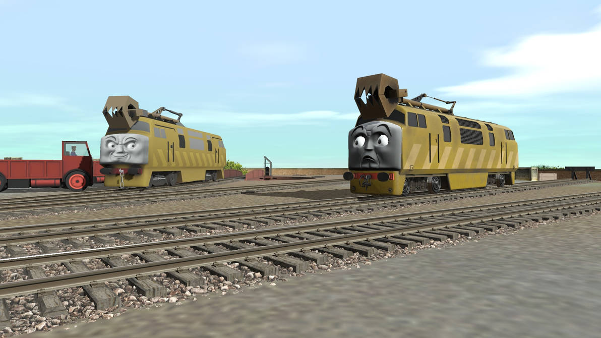 Diesel 10 and his TS2009 Counterpart by TheThomasTrainzUser on DeviantArt