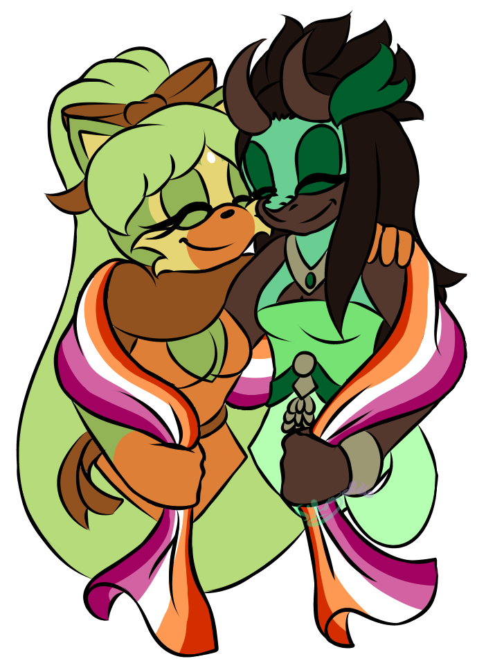 .:YCH:. Rebecca and Fauna Pride 2020