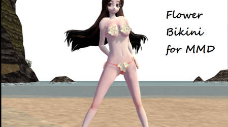 [MMD Download] Flower Bikini by Forbidden-Arts