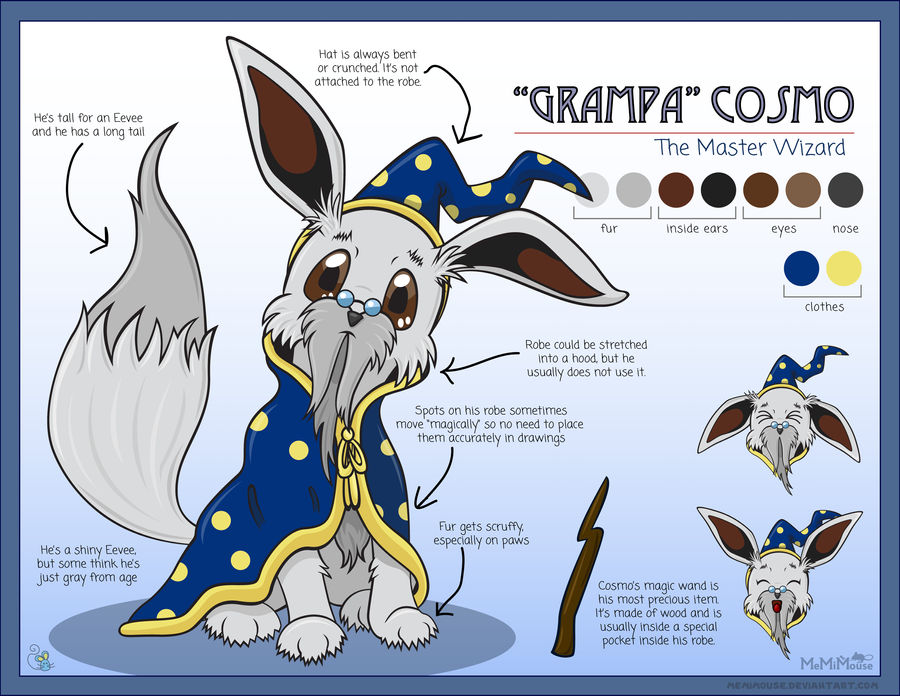 Cosmo Reference Grampa Cosmo Reference Sheet by MeMiMouse on DeviantArt