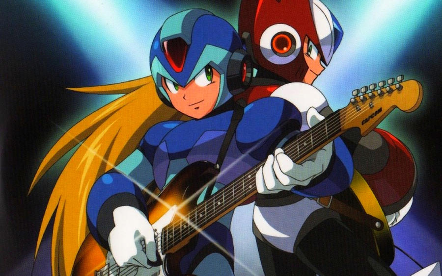 X and Zero Rock Man Wallpaper