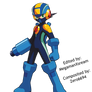 Megaman.EXE custom pose 1