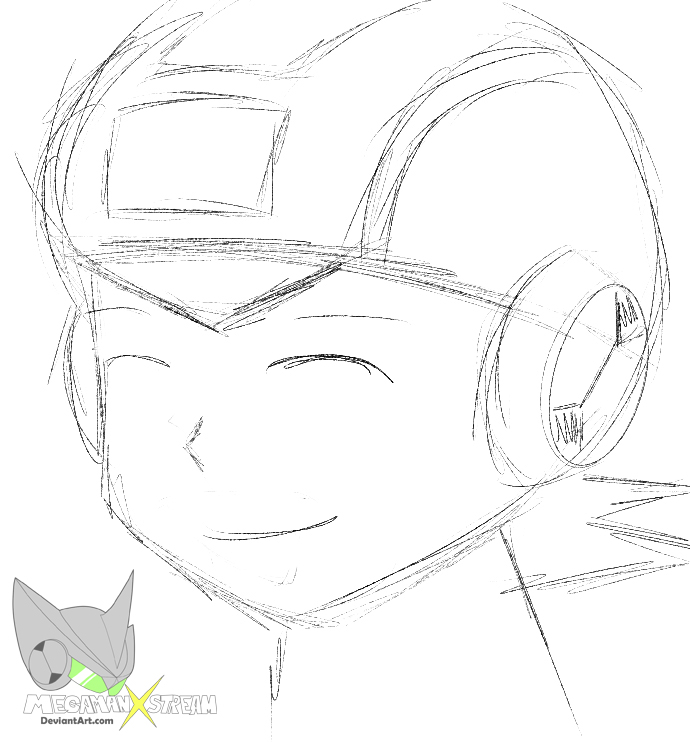 Megaman.EXE sketch