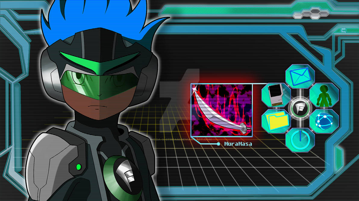 Commission MegaMan OC NetNavi - Aero (Version 2) by Mega-X-stream on ...