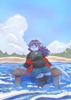 Day At The Dock [Furry Commission]