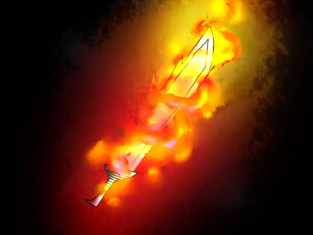 ~Fire sword by Mad-Omii on DeviantArt