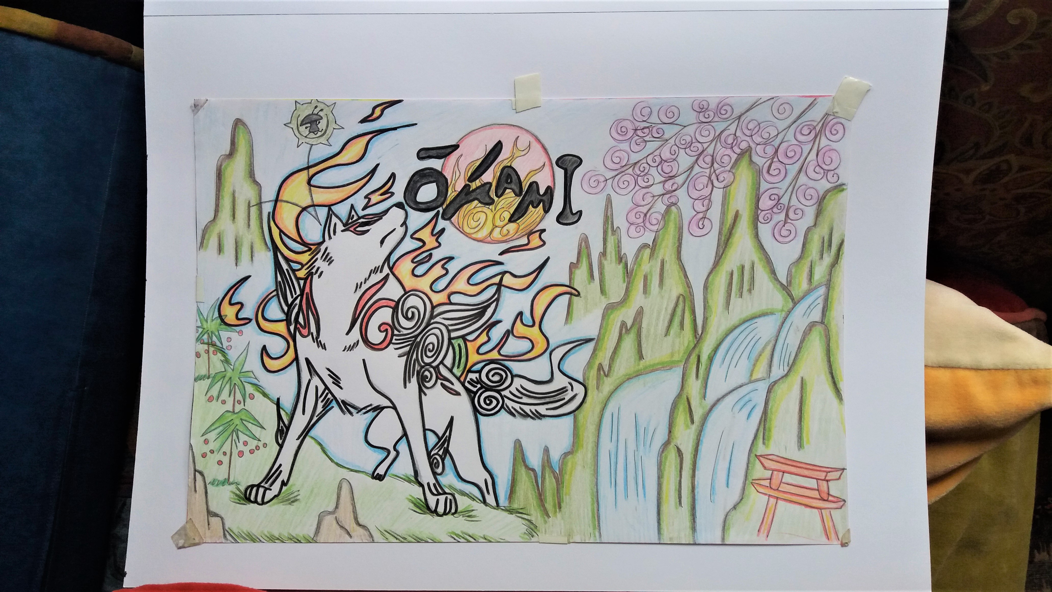 OKAMI COVER by Drawings-forever on DeviantArt