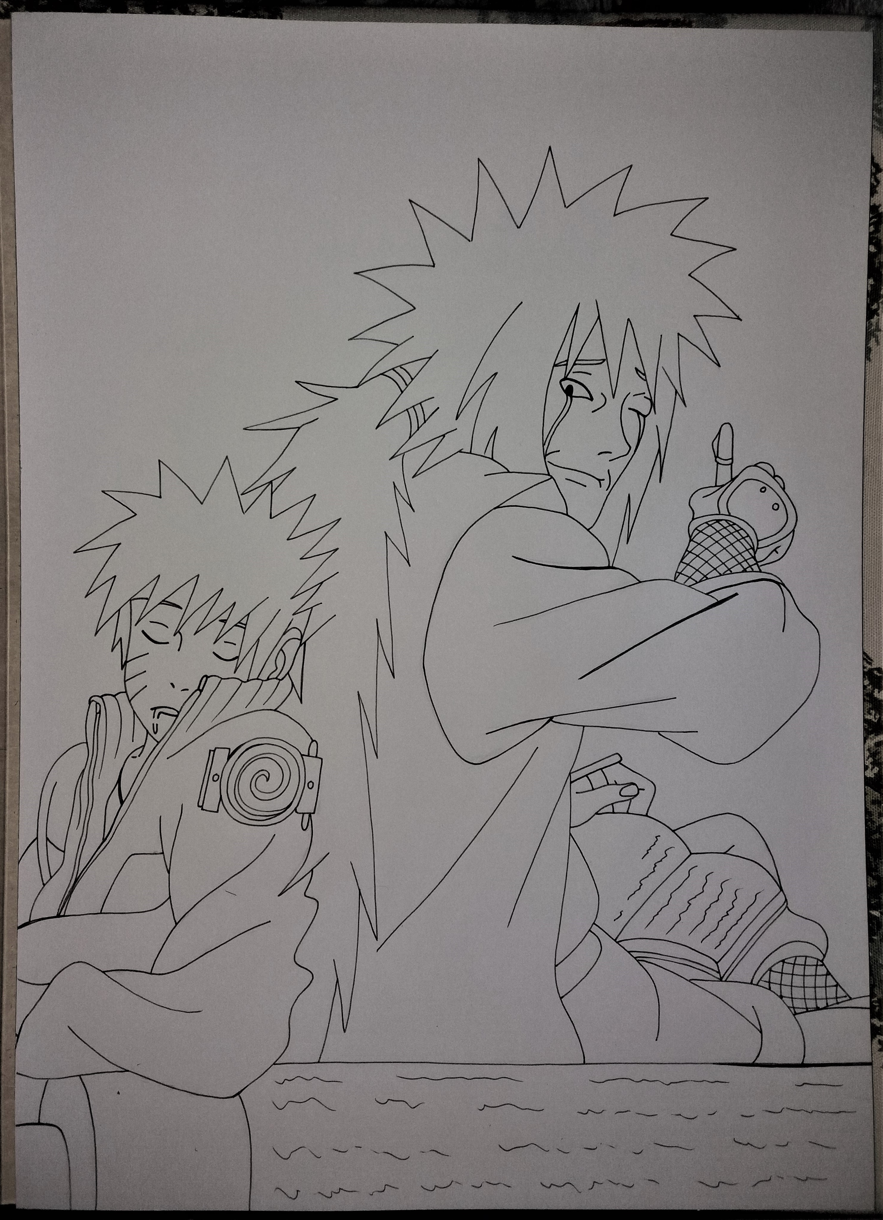 naruto and kyuubi - in color by Drawings-forever on DeviantArt