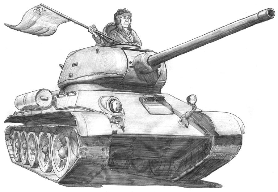 Легкая картинка танка. Танк т-34 рисунок. Рисунок танка т 34. Танк т34 для срисовки. Танк т34 контур.