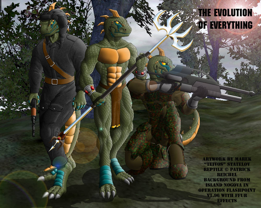 The evolution of everything by A-Teivos on DeviantArt
