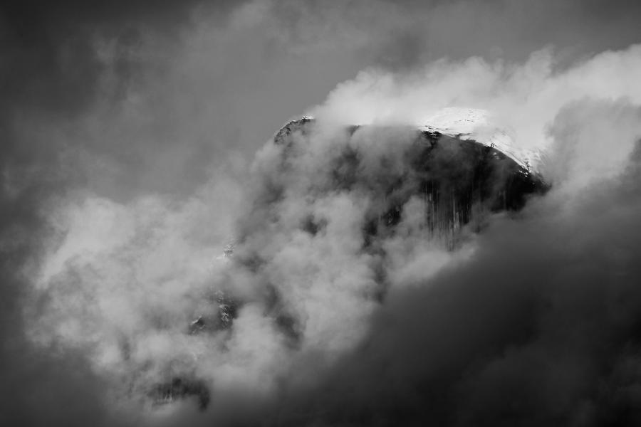 Half Dome in Mist