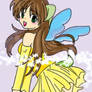 Anime Fairy Girl butterflies