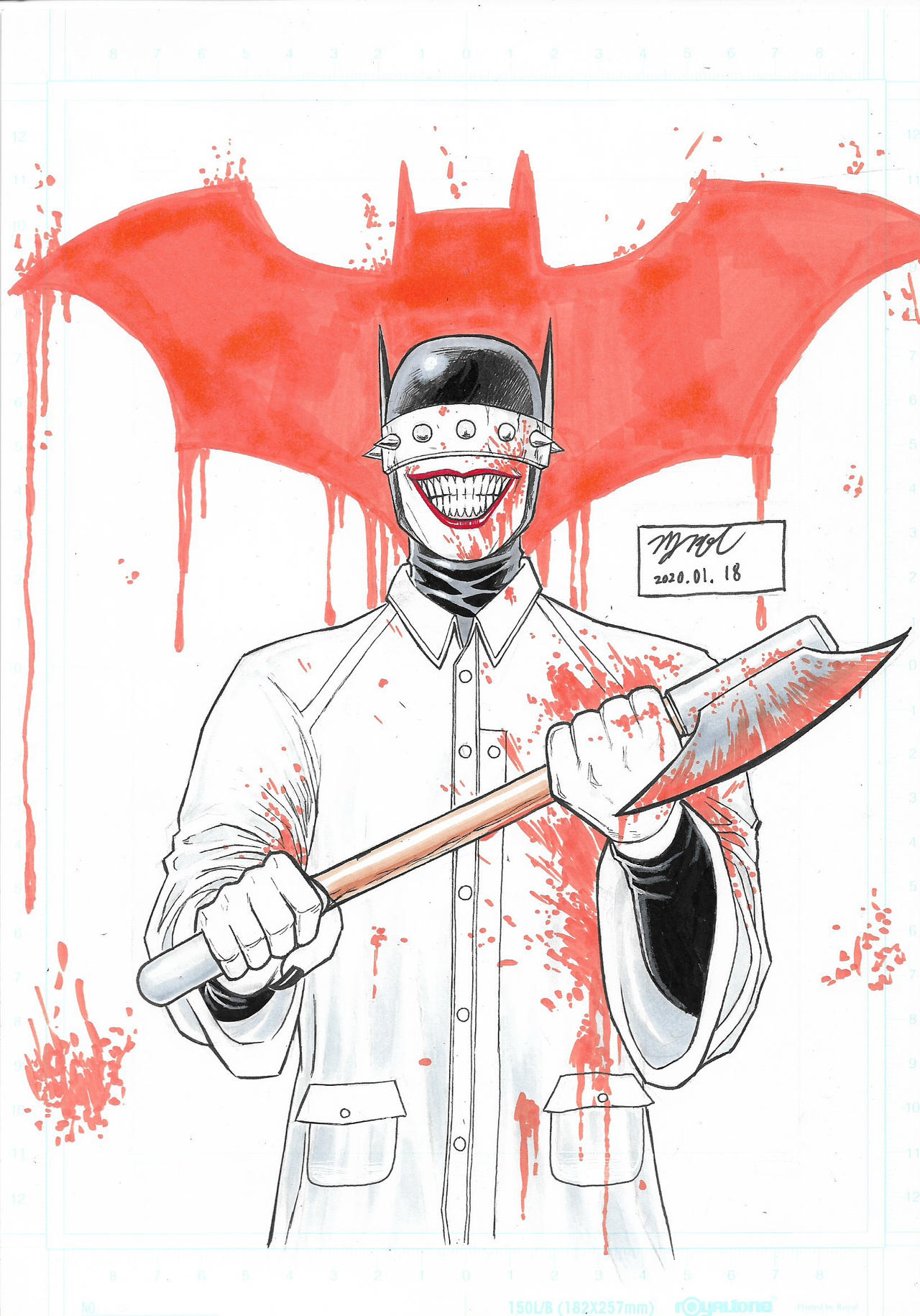 Patrick Bateman-The Batman Who Laughs by KyoungInKim on DeviantArt