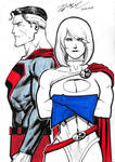 Kingdom Come Superman and- Power Woman by KyoungInKim