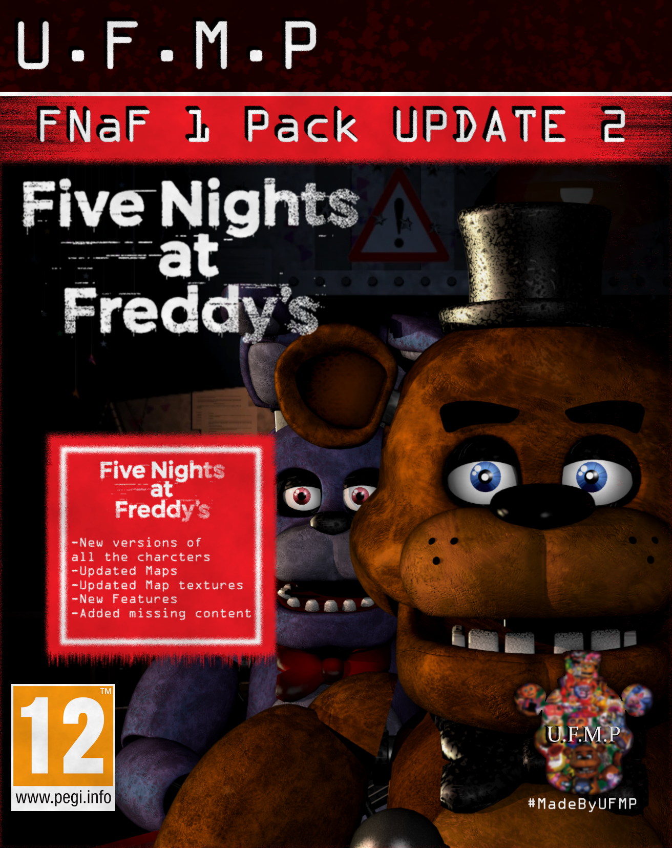 Gmod FNAF  New Five Nights at Freddy's 1 Map! 