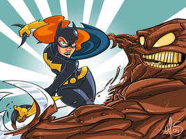 Batgirl VS Clayface Color